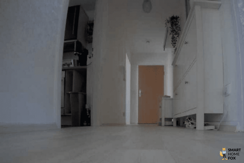Front door can be seen in the Ecovacs Deebot X1 OMNI App